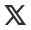 Twitter X icon