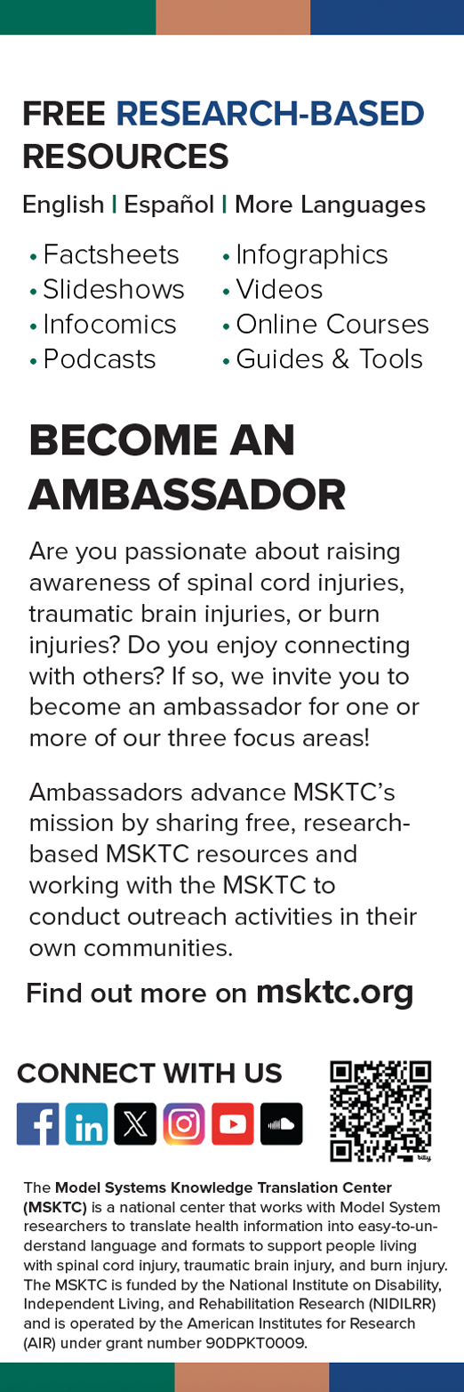 Buddy Badge for SCI, TBI and Burn