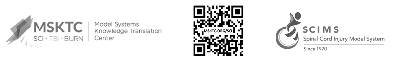 Images of the MSKTC and SCIMS logos and the QR code to access this page.
