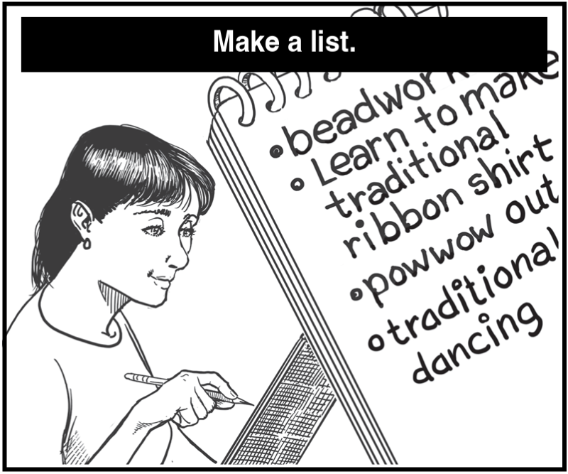 Make a list.