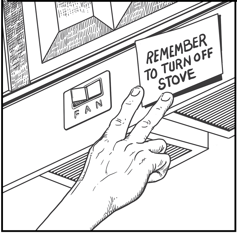 Remember to turn off stove
