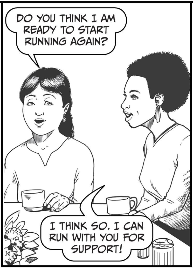 Do you tHink I am ready to start runNing again?