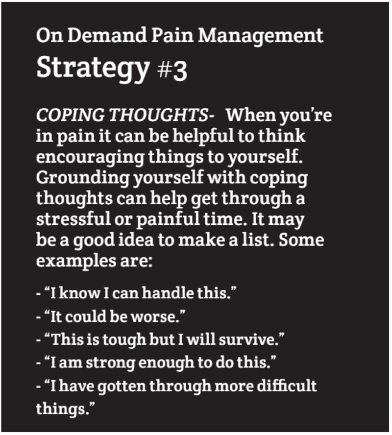 On Demand Pain Management Strategy 