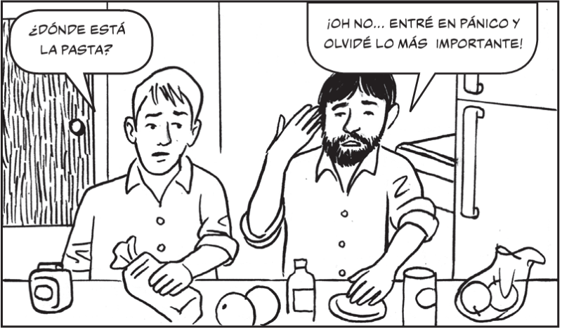 ¡Oh no... entré en pánico y olvidé lo más  importante!