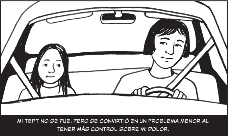 Mi TEPT no se fue, pero se convirtió en un problema menor al tener más control sobre mi dolor.