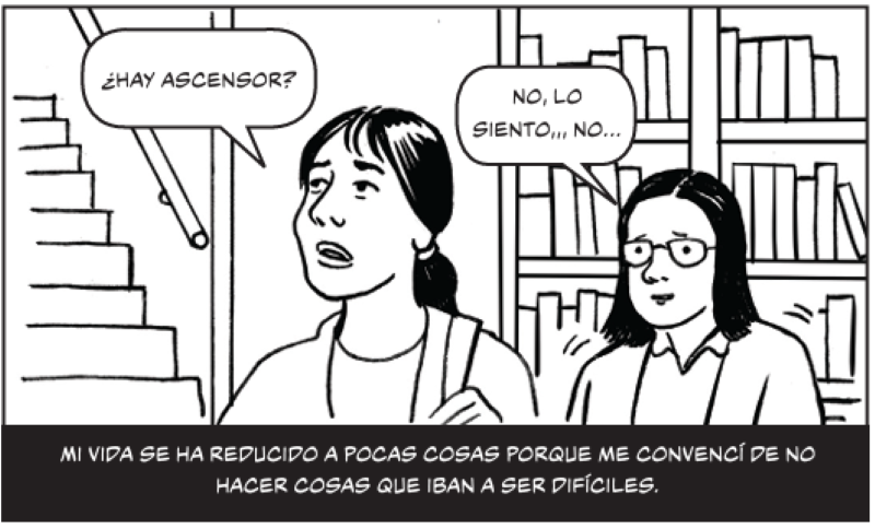 Mi vida se ha reducido a pocas cosas porque me convencí de no hacer cosas que iban a ser difíciles.