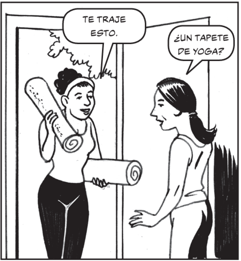 Te traje esto.
