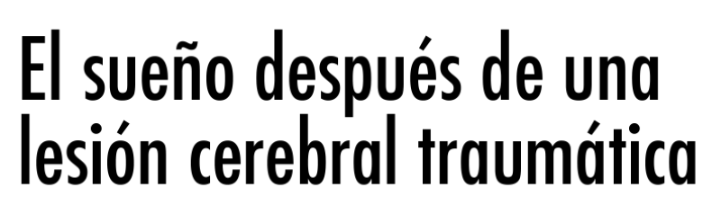 El sueño después de una  lesión cerebral traumática