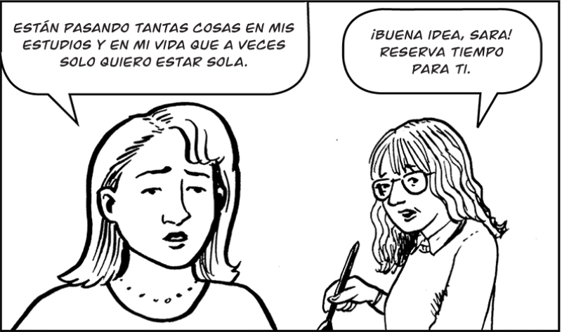 Están pasando tantas cosas en mis estudios y en mi vida que a veces solo quiero estar sola.