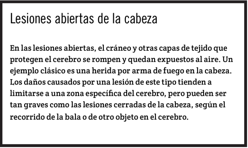 Lesiones abiertas de la cabeza