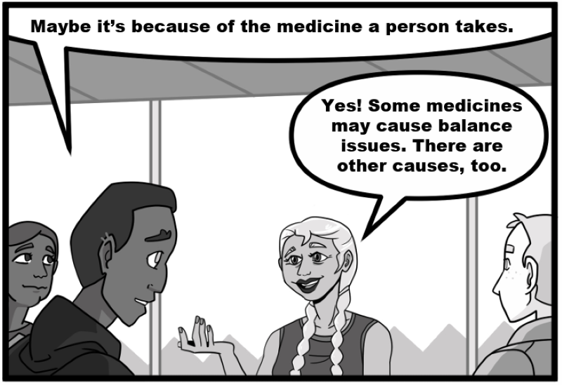 Maybe it’s because of the medicine a person takes. 