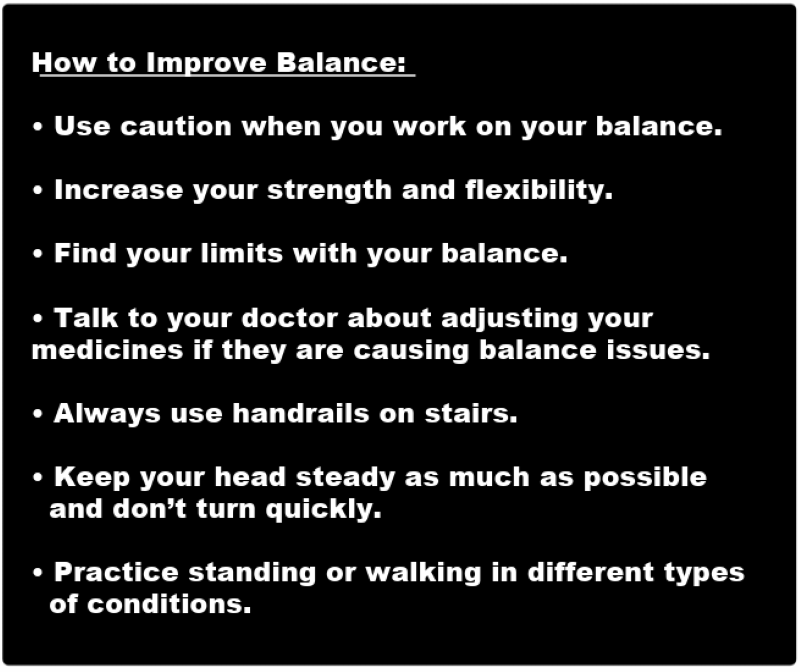 How to Improve Balance: 