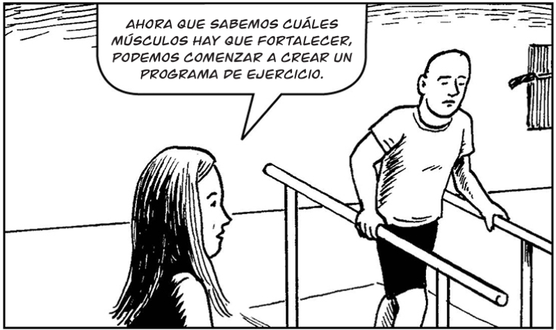 Ahora que sabemos cuáles músculos hay que fortalecer, podemos comenzar a crear un programa de ejercicio.