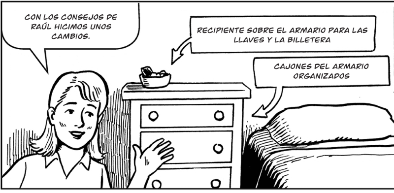 Con los consejos de Raúl hicimos unos  cambios. 