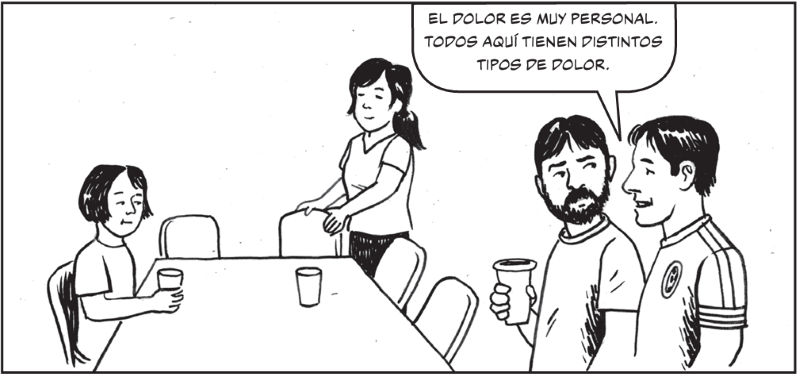 El dolor es muy personal. Todos aquí tienen distintos Todos aquí tienen distintos tipos de dolor. tipos de dolor