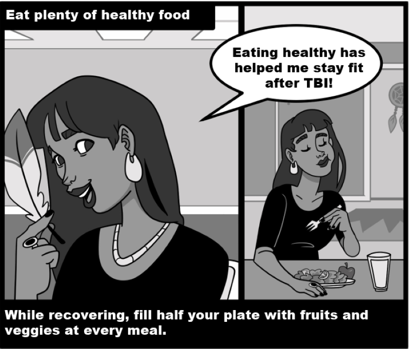 Eat plenty of healthy food