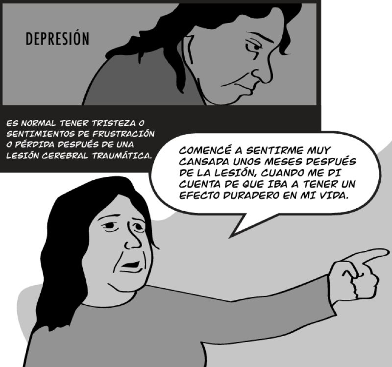 ES NORMAL TENER TRISTEZA O  SENTIMIENTOS DE FRUSTRACIÓN  O PÉRDIDA DESPUÉS DE UNA LESIÓN CEREBRAL TRAUMÁTICA.