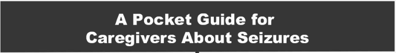 A pocket guide for caregivers about seizures