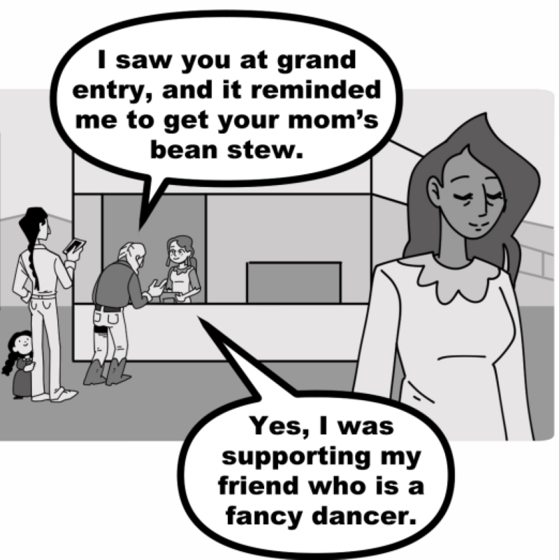 I saw you at the grand entry