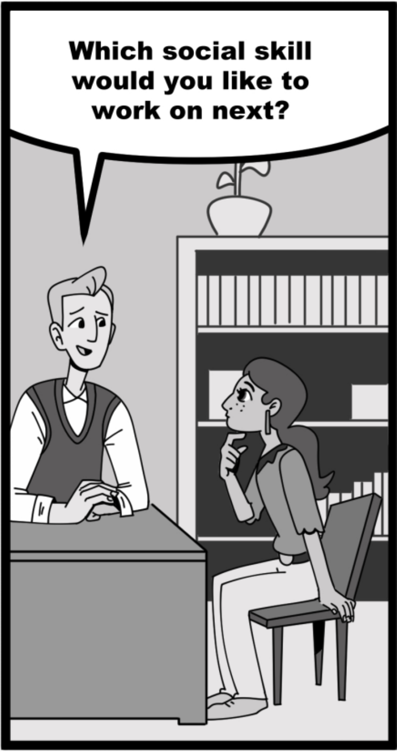 Which social skill would you like to work on next?