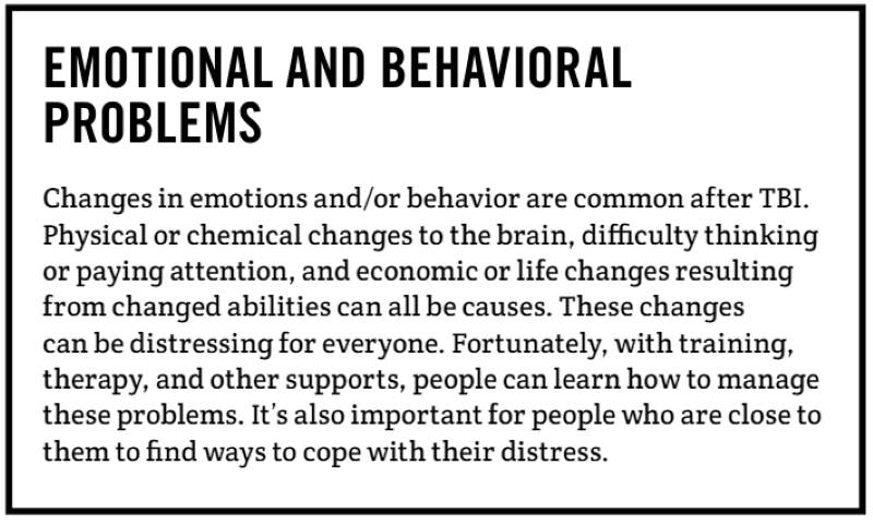 EMOTIONAL AND BEHAVIORAL PROBLEMS