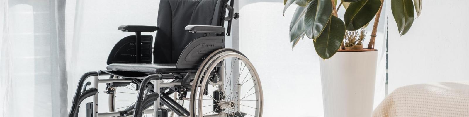 Photo of a single wheelchair