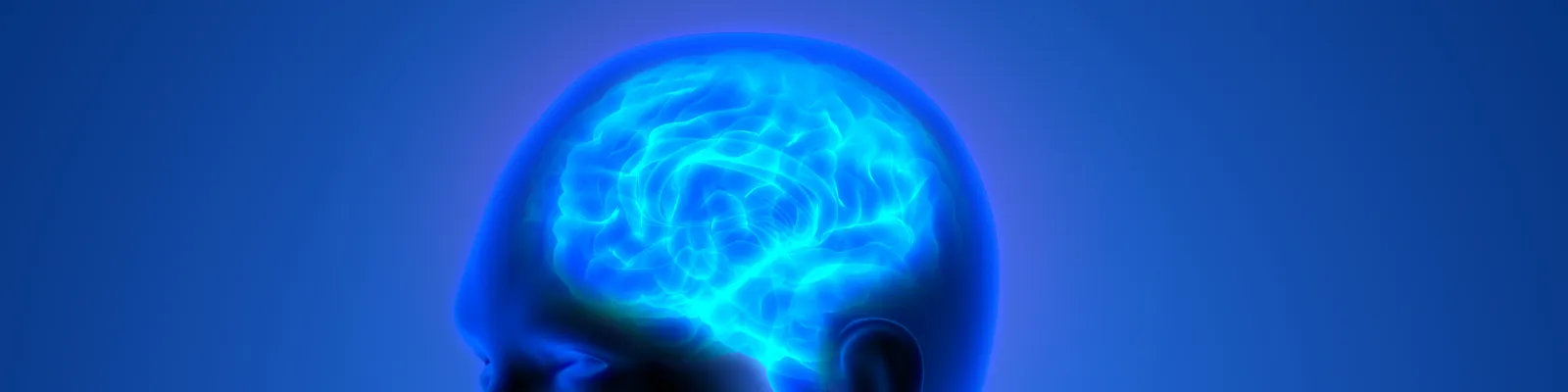 Graphic of a brain inside a head