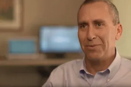 Still image of speaker from video