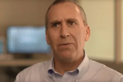 Still image of speaker from video