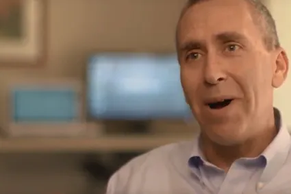 Still image of speaker from video