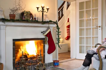 Glass Fireplace 