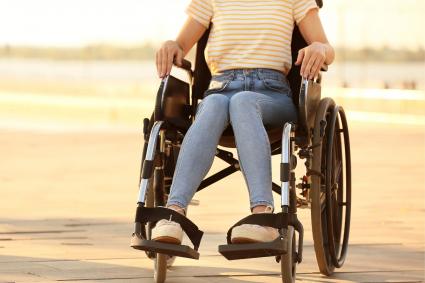Photo of person in a wheelchair
