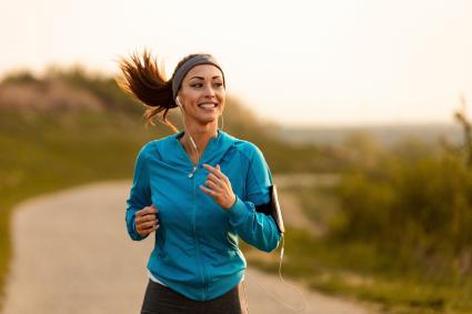 Photo of woman running