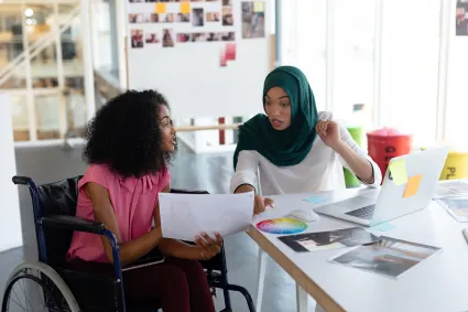 Photo of women at work