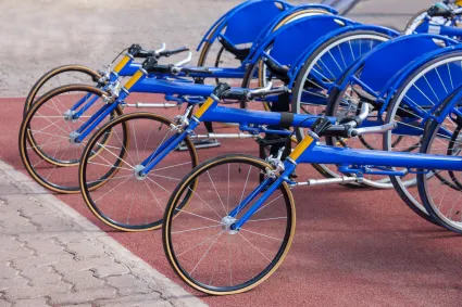 Photo of hand cycles