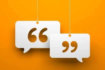 Image of quotation marks