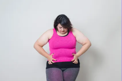 Obese woman