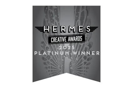2025 Platinum Winner Hermes Creative Awards