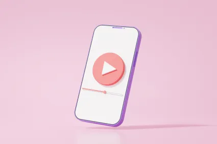 Phone playing video