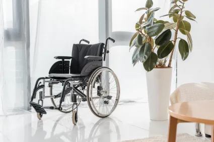 Photo of single wheelchair