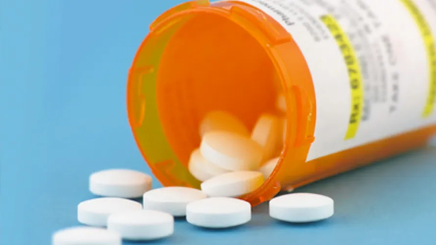 Open pill bottle